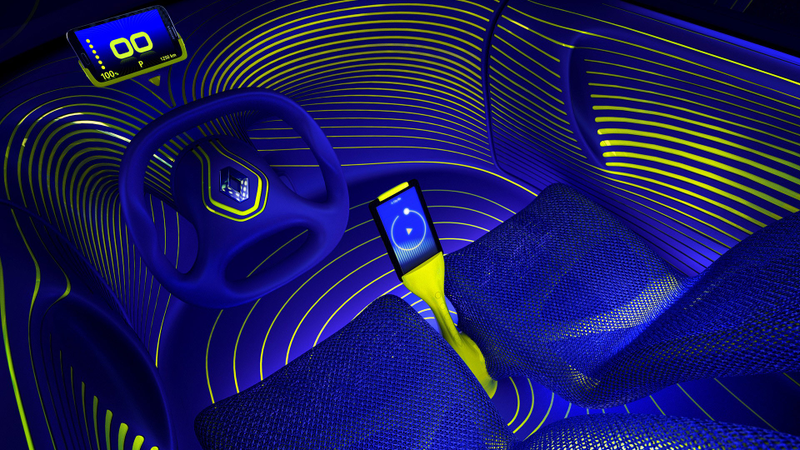 Illustration for article titled Ross Lovegrove's Renault Twin'Z Is Tripping Balls